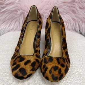 Talbots ISA CALF HAIR LEOPARD PUMPS